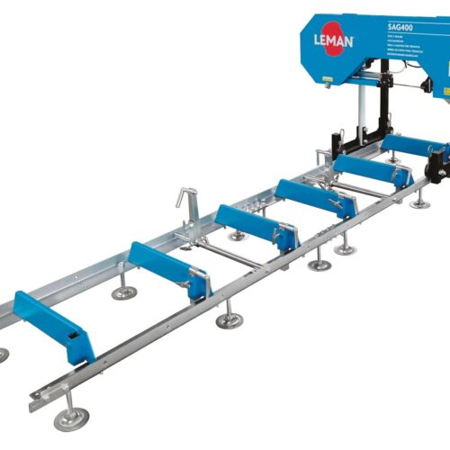 LEMAN – SAG400 – Aserradero móvil eléctrico compacto 230V – Diámetro del tronco 400 mm – Potencia 2200 W