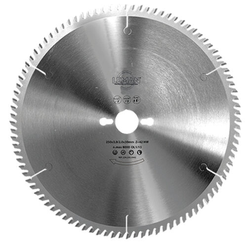 Hoja de sierra circular para formatear D. 315x30mm 72 dientes