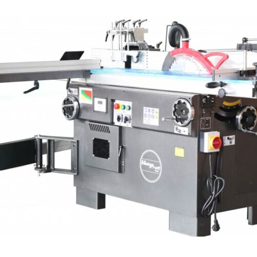 HOLZPROFI MAKER – CB310-SPIRAL Combinada 5 Operaciones con Carro y Cepilladora-Regruesadora con Eje Helicoidal