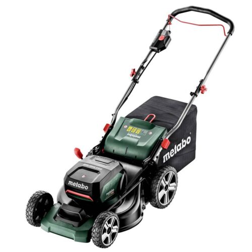 METABO – RM 36-18 LTX BL 46 – Cortacésped a batería, ancho de corte 46 cm – 7 alturas de corte – 18 V