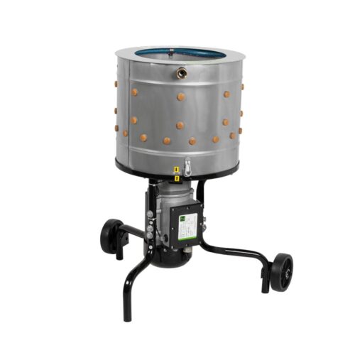 Cremallera – ZI-GRM400 – Desplumadora rotativa de aves – Tambor Ø 400 mm – 550W – 230V